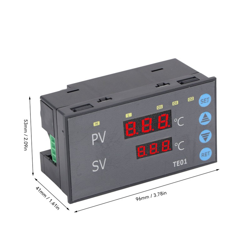Digital Temperature Controller DC24V ‑50~120℃ Thermostat Regulator High Accuracy Control