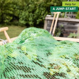 Windhager Cold Frame Slit Film Grows with Your Child, Plant Film for All-Year Protection, Cold Frame Film, Film for Plants, Green, 7.2 x 1.4 m, 06764