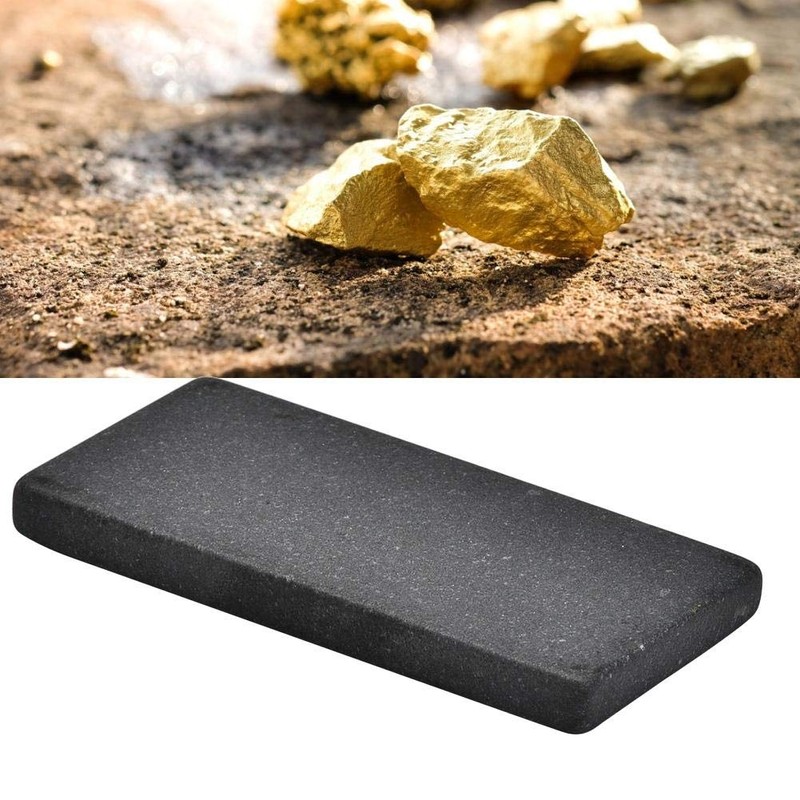 Testing Stone, Gold Testing Stone, Portable 3inx1.5in/3.9inx2in S/L Touchstone Testing