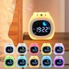 AIXXCUVQ Alarm Clock for Kids with Groclock Sleep Training System