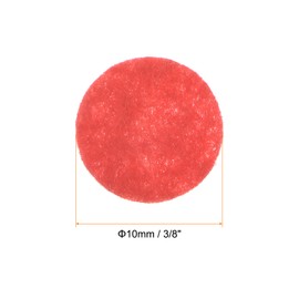 sourcing map Pack of 300 Round Felt Circles 10 mm 3/8 Inch Craft Felt Pads Non-Woven Fabric Felt Cushion Assorted Colours