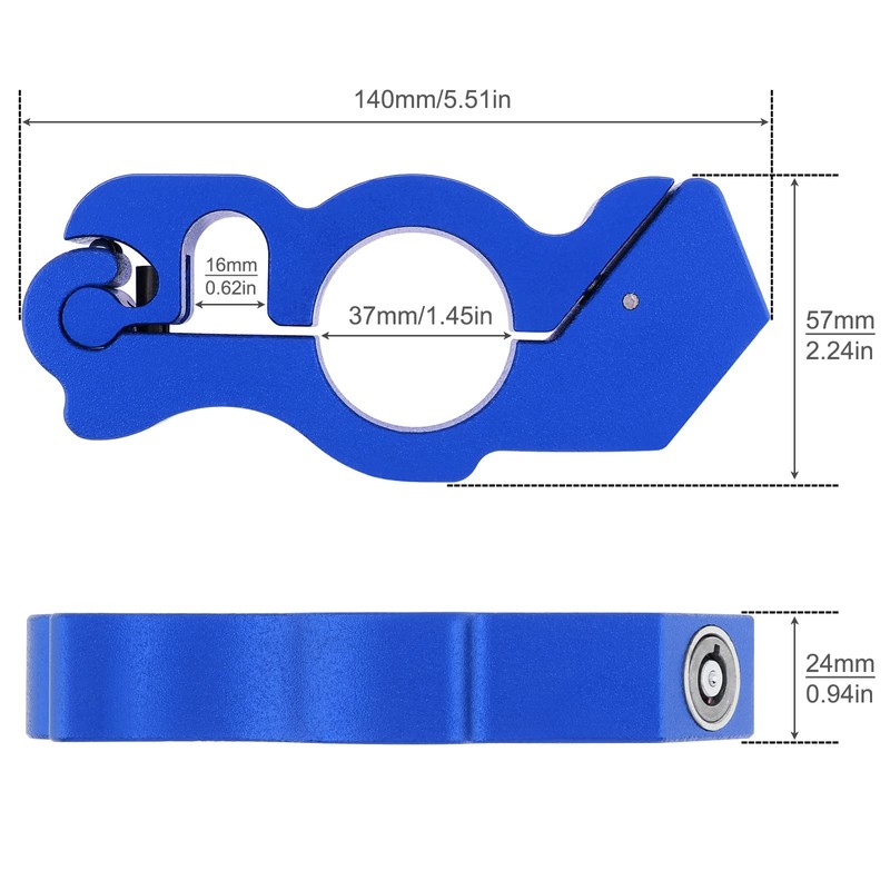 Windance Motorcycle Anti Theft Lock,Heavy Duty Front Brake Lock,Throttle Grip