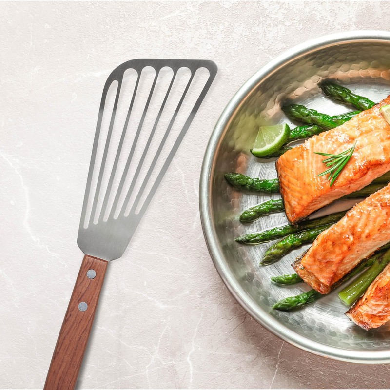 Maine Man Angled Fish Spatula, 18/8 Stainless Steel Blade, For