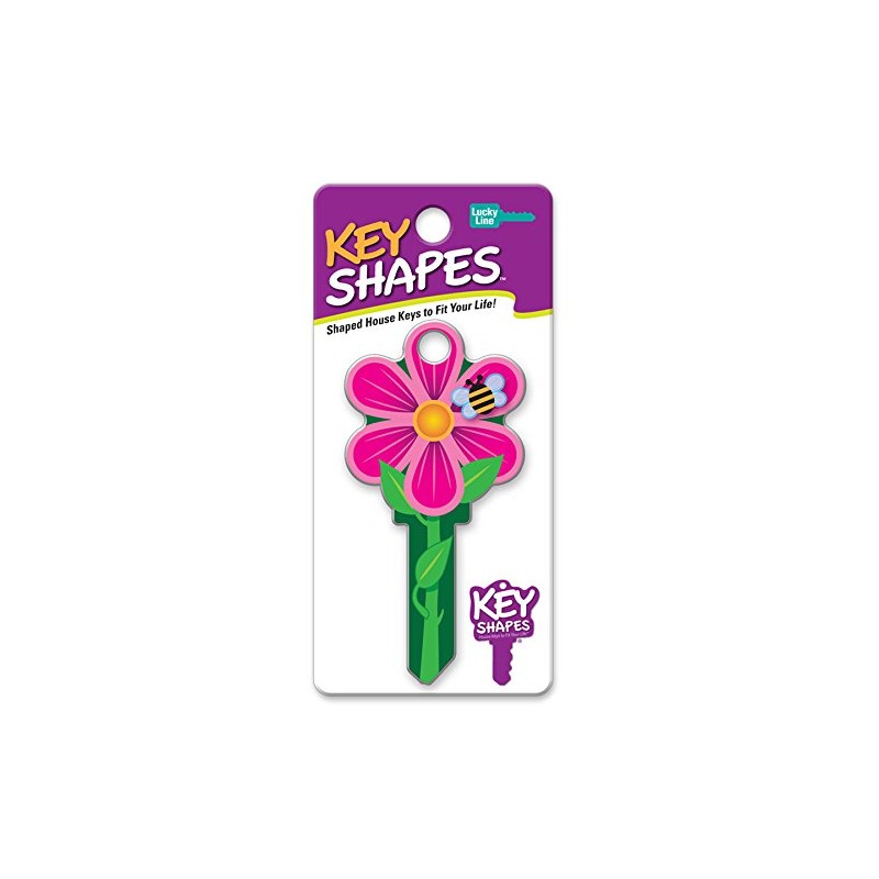 Lucky Line Key Shapes, FLOWER, House Key Blank, KW1/11, 1