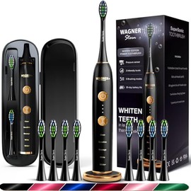 Wagner & Stern WHITEN+ Edition. cepillo para pasta de dientes eléctrico inteligente con sensor de presión. 5 modos de cepillado y 3 niveles de intensi