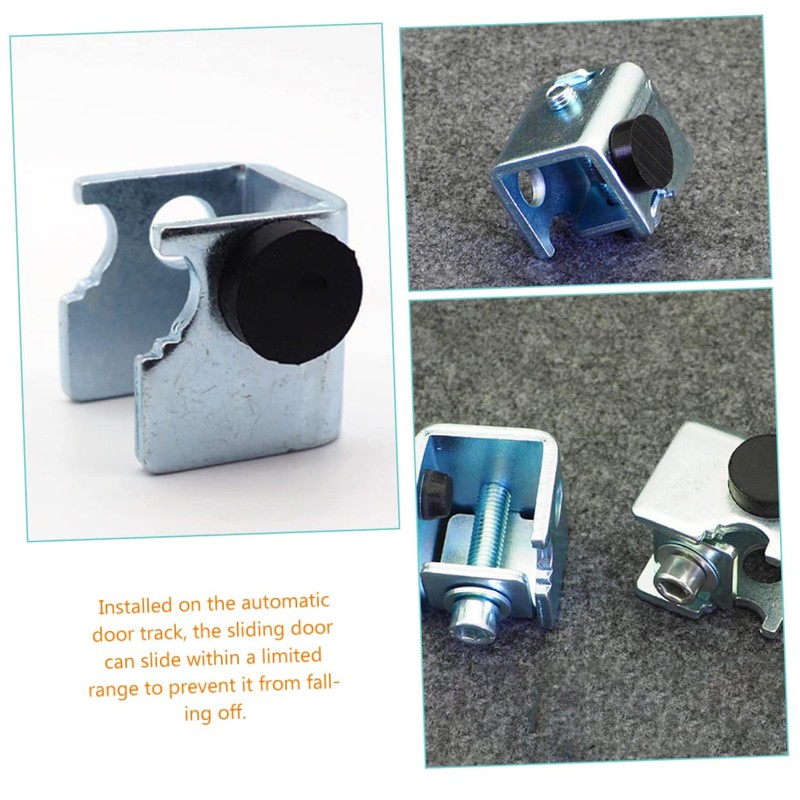 DOITOOL Sturdy Sliding Door Stopper Automatic Door Stopper for Track