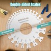 LitKiwi Wire Gauge Measuring Tool & Metal Plate Thickness Gauge
