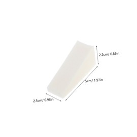 Vaguelly 40pcs Makeup Sponge Mini Triangle Shaped Nail Sponges Foundation Applicator Wedges Cosmetic Tools for Nail Art and Makeup Supplies