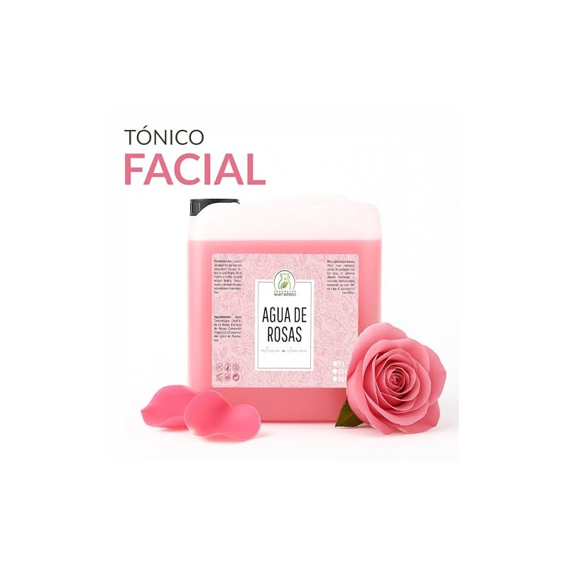 Productos Mart México Agua De Rosas Tónico Facial (5 Litros)