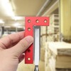 Mini Small Square Center Finder Tool, Aluminum Alloy 90 Degree