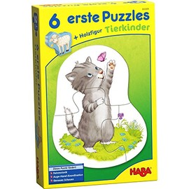 6 erste Puzzles - Tierkinder