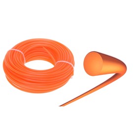 Aqbau® Mowing Line Round 1.6 mm x 15 m Trimmer Line Replacement Thread Lawn Trimmer Line Nylon Thread Grass Trimmer Round Replacement Trimmer