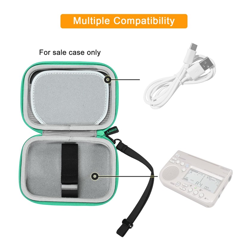 RLSOCO Carrying Case for Yamaha TDM-710/TDM-700 Tuner Metronome & SEIKO