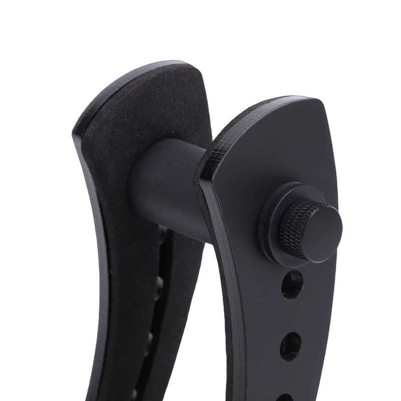 VBESTLIFE Ergonomic Electric Guitar Holder, 6 Position Height Adjustable, Footstool