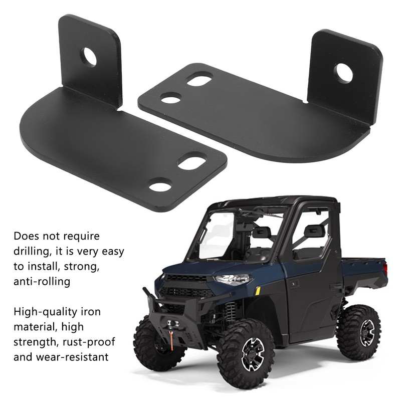 2Pcs/Set LED Work Light Bracket Windshield Pillar Lamp Mount Replacement