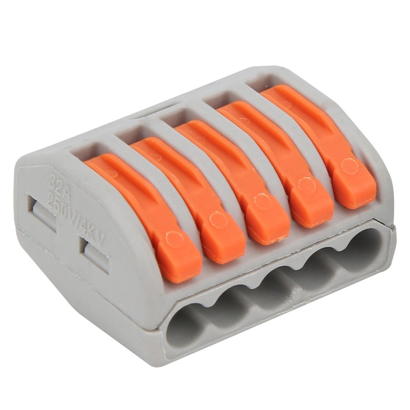 50Pcs Push Wire Wiring Connector Mini Fast Compact Connect Terminal