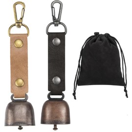 Bear Bell, Silencing Function, Loud Volume, Bear Repelling Goods, Mountain Climbing, Bear Repelling Goods, Set of 2, For Self Defense, Trekking, Mountain Stream Fishing, Wild Vegetables Catching,