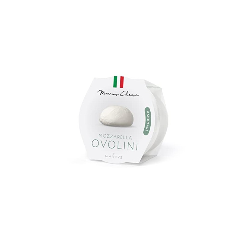 Mamma's Fresh Mozzarella Ovolini Italian Cheese - 8 oz /