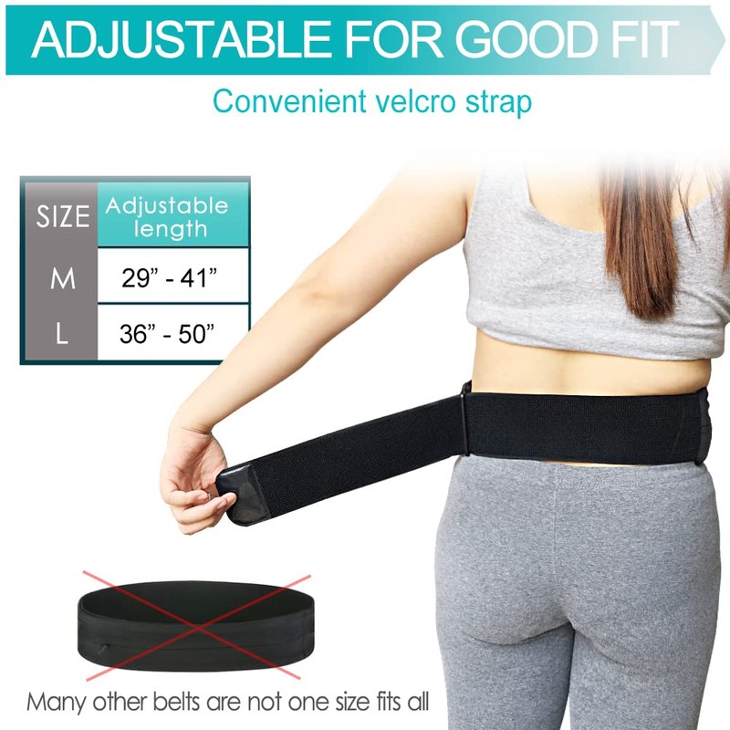 Comfortable Peritoneal Dialysis Belt PD Catheter Holder with Slits Waistband