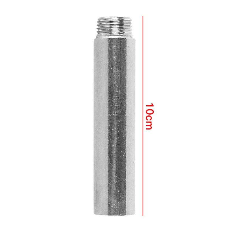 Laroal 2 Pcs Tap Extension 100mm G1/2 Inch Water Connection