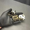 usa Standard COYOTE 5.0 Emblem Badges GOLD On BLACK EDITION
