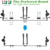 10L0L 2 Passenger Universal Golf Cart Seat Belt Bracket Kit