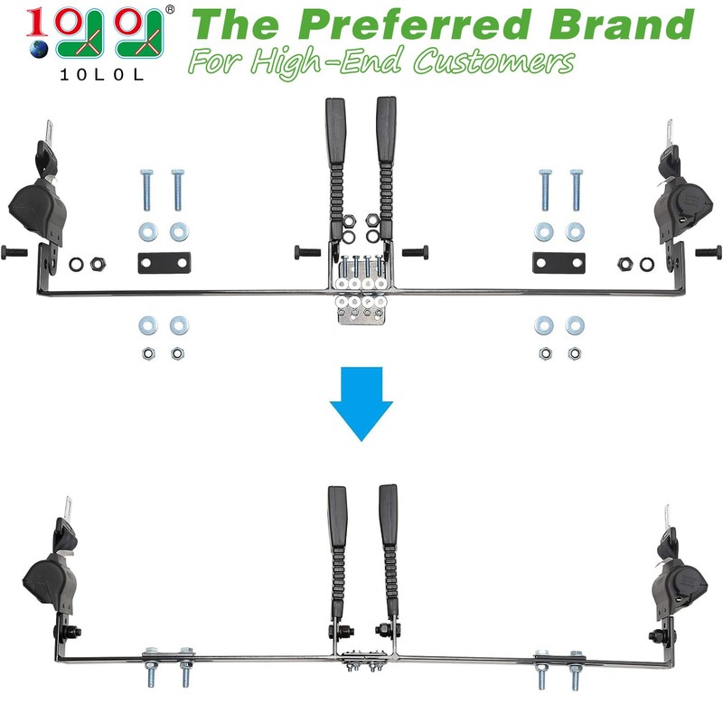 10L0L 2 Passenger Universal Golf Cart Seat Belt Bracket Kit