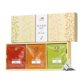 Lupicia Tea Bags, Set of 15 Types, 1 Box (15 Bags), Assorted, Lupicia Tea Gift, Ceylon Earl Grey Muscat Tea Bag Set