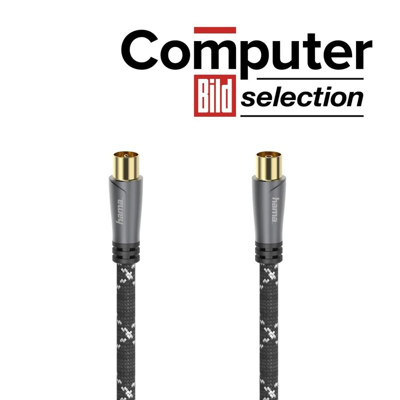 Hama Coaxial Aerial Cable 3 m Long 120 dB (Coaxial