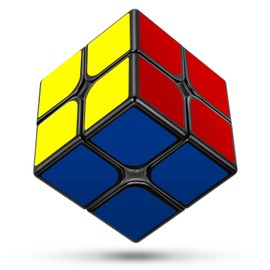 KOSTACHI 2x2 Speed Cube, Professional 2x2x2 Rubik's Cube, Black, 3D Magic Cube, 2x2, Toy for Adults & Children