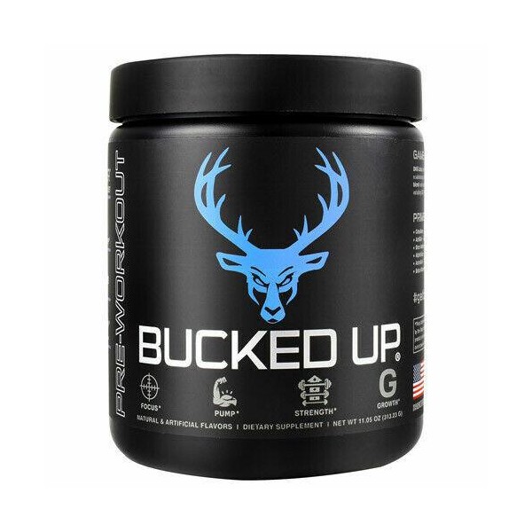 Bucked Up Pre Workout Supplement 30 Servings Fitness Edible Healthcare