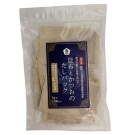 Muso Kombu and Bonito Soup Pack, 2.9 oz (84 g) (0.2 oz (7 g) x 12 Bags) x 2 Pieces