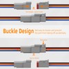 Laisomeke 4 Pin Electrical Connector Waterproof Connector,Male and Female Way