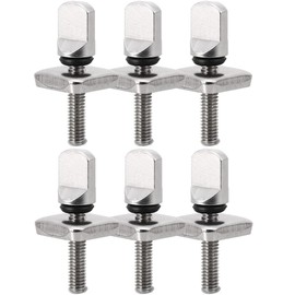 CENPEK 6Pcs Surfing Accessories No Tool Metal Fin Screw Thumb Fin Screw for Men Women Surfboard Surf Longboard Paddleboard and SUP