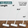 Large Lint Roller with Extra Sticky Roller and 420 Sheets