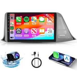 [4G+64G] Android Car Stereo for Toyota CHR 2016-2019 Radio with Wireless Carplay Android Auto Radio, Hodozzy 9 inch Touch Screen with GPS, Mirror Link, Bluetooth, WiFi, DSP, FM/RDS Radio