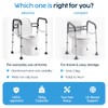 Eazy Advance Toilet Frame for Elderly & Disabled, Height Adjustable