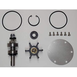 SCP-128377 Major Rebuild Kit with Shaft for 3" Cover Yanmar Marine Water Pumps 128377-42500, 128990-42500, 128990-42510