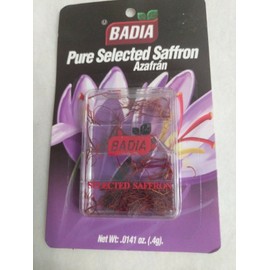 Badia Spices SAFFRON spice Badia .4g  BEST BEFORE DEC.2019  sold only AS COLLECTIBLE