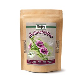 Biojoy Organic Mallow Leaf Tea (100g), Dried and Cut, Malva sylvestris