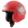 LS2 Helmets Open Face Spitfire Spark Helmet (Primer Red -