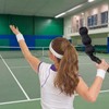VercanMonth Tennis Serve Trainer Rebound Aid Moving Ball Tool Improves
