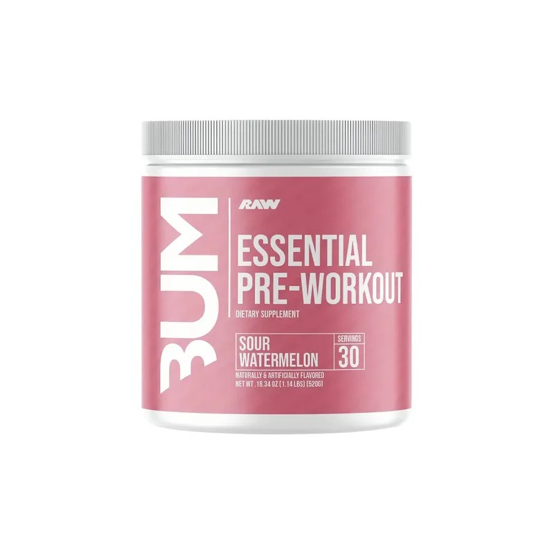 Pre Entreno Cbum Essential Pwo Raw Nutrition 30 Servicios Sabor