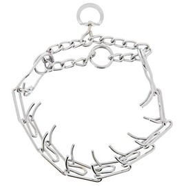 Choker Prong/Pinch/Spike Chain Collar 20" for Dogs up to 250 Lbs