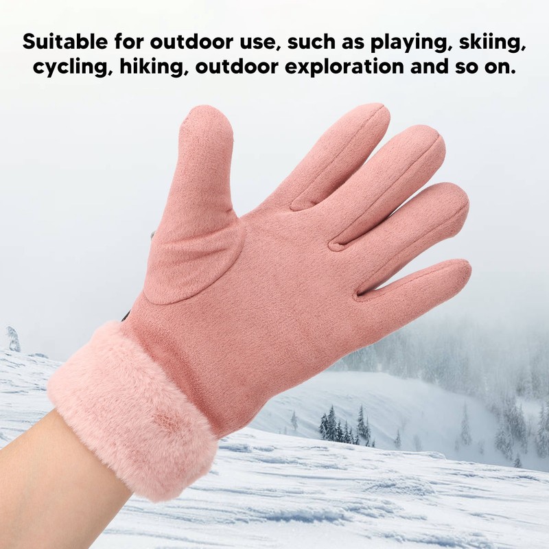 Electric USB Heating Gloves Thermal Control Keep Warm Soft Cotton