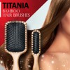 TITANIA 2866 Bamboo Oval Wooden Hair Brush, Made of Bamboo,