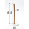 jalz jalz Paper Towel Holder Countertop Standing Paper Towel Roll