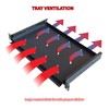 1U Rack Mount Vented Sliding Shelf Tray for 19" Server