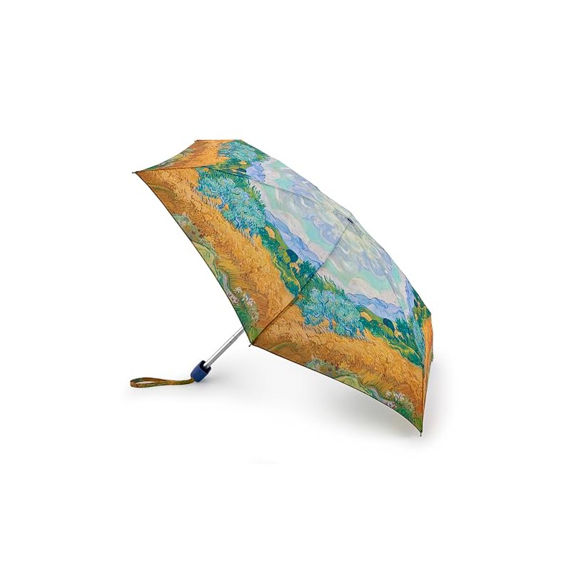 Fulton National Gallery Tiny-2 Wheatfield Van Gogh Folding Compact Umbrella