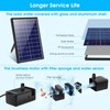 Biling 8W Solar Fountain Pump, Solar Water Pump with 3600mAh